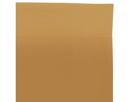 TERRE DE NUIT - Drap plat curry 100% coton biologique 270x310 cm