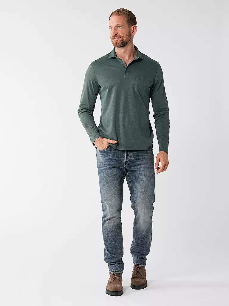 RAGMAN Poloshirt grün