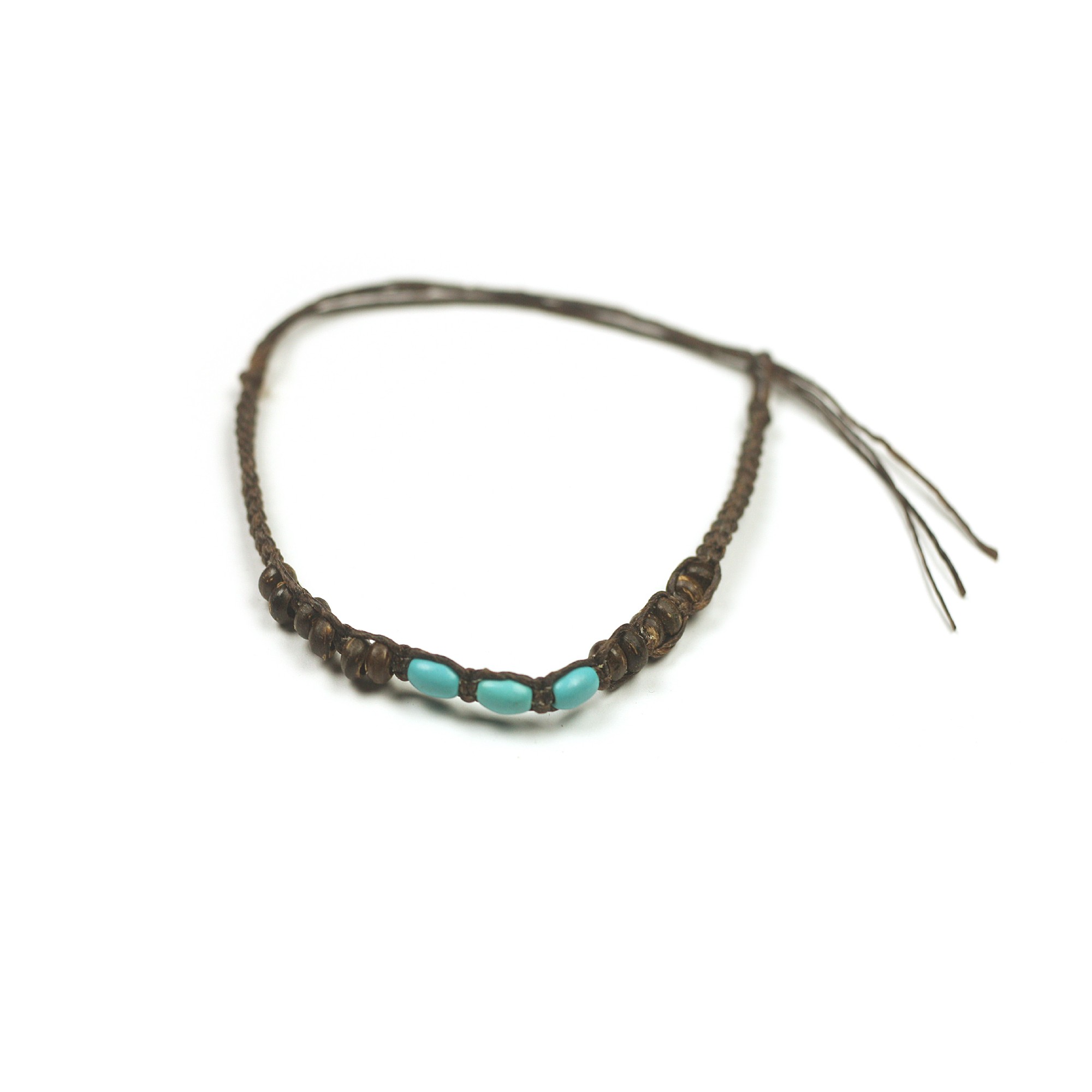 Armband 'Trio Turqouise', braun, T 18 cm, B 1 cm, H 1 cm günstig bestellen