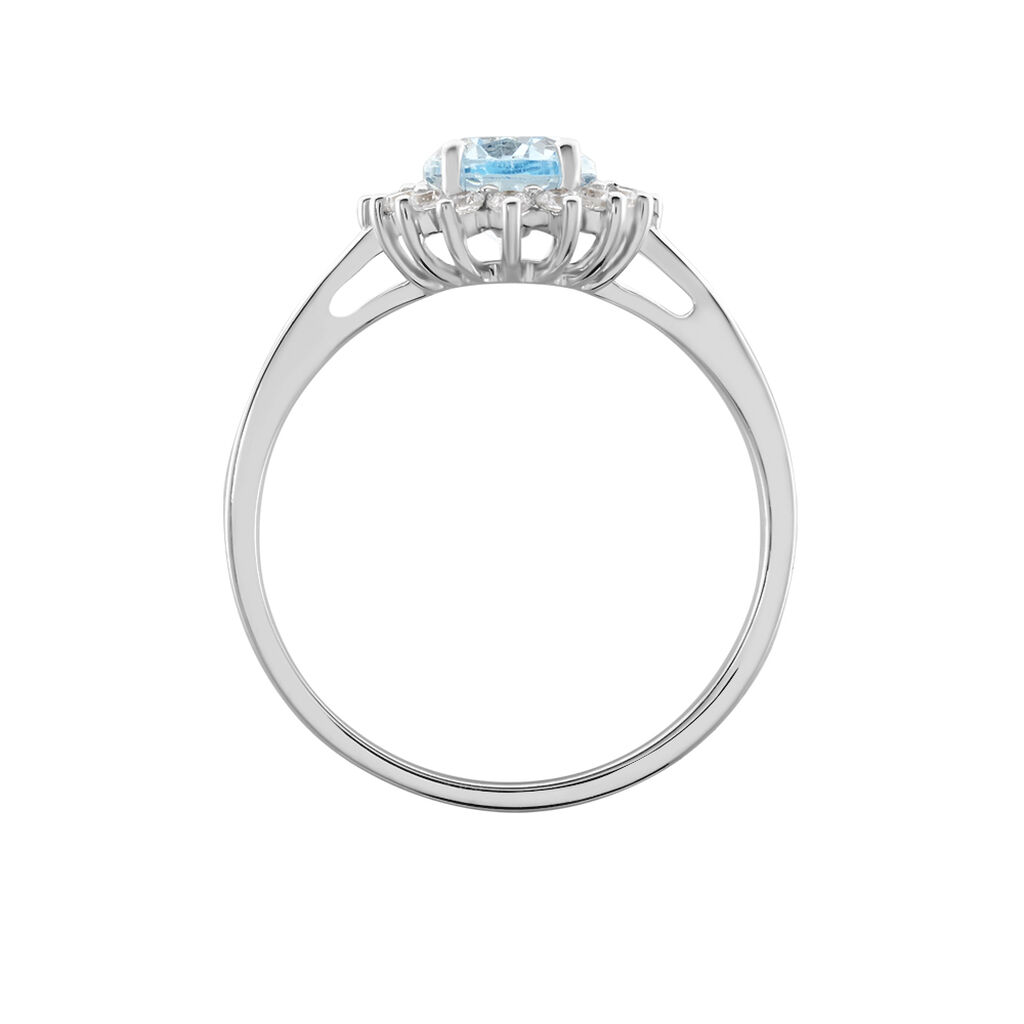 Bague Trick Or Blanc Topaze Et Oxyde