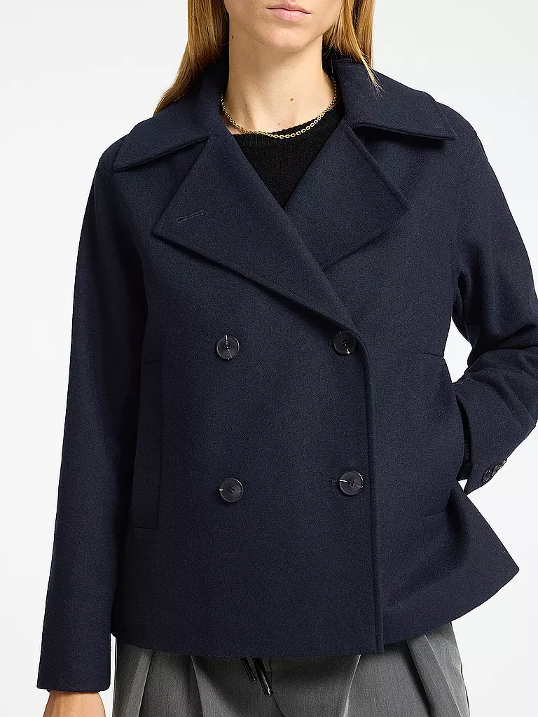 SELECTED FEMME Wolljacke SLFALMA dunkelblau