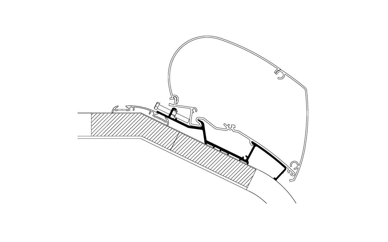 Thule Markisenadapter LMC Liberty TI/TEC 3,0m