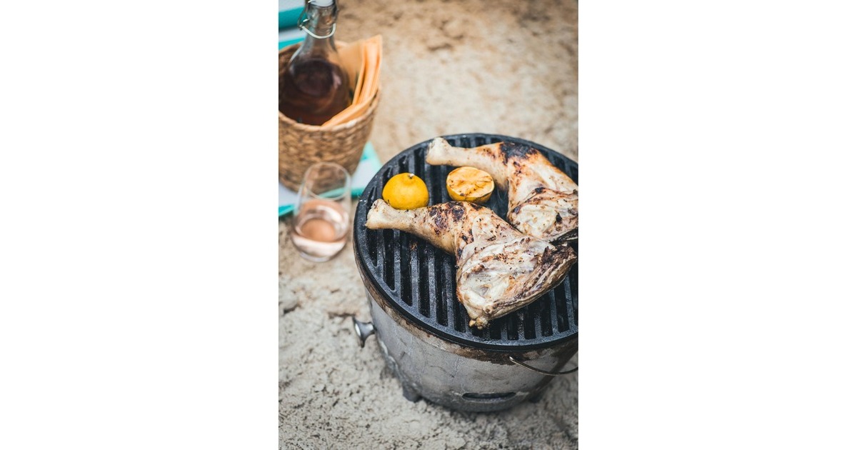 The WindmillGietijzeren grillrooster grillplaat  (Zwart, Ø 31,5 cm)