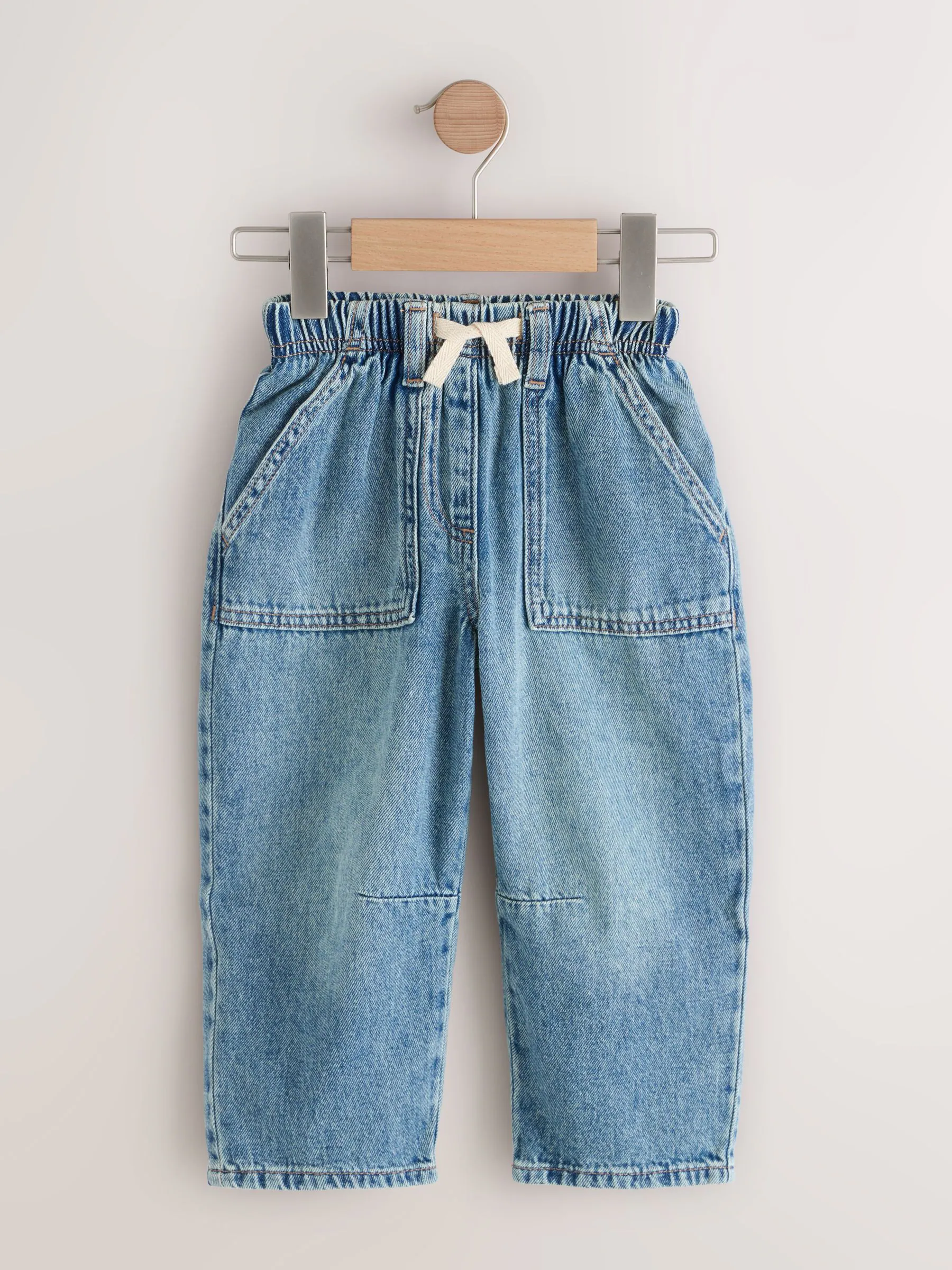 Middenblauw denim - Jogger-jeans (3-16jr)