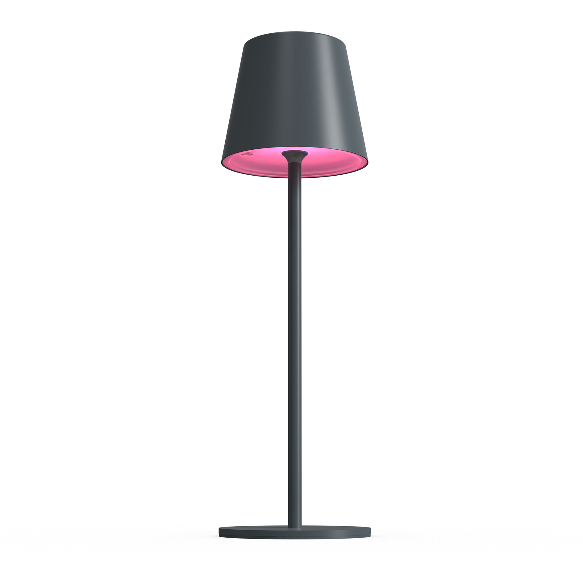 LED-RGB-Tischleuchte - anthrazit - Touchdimmer