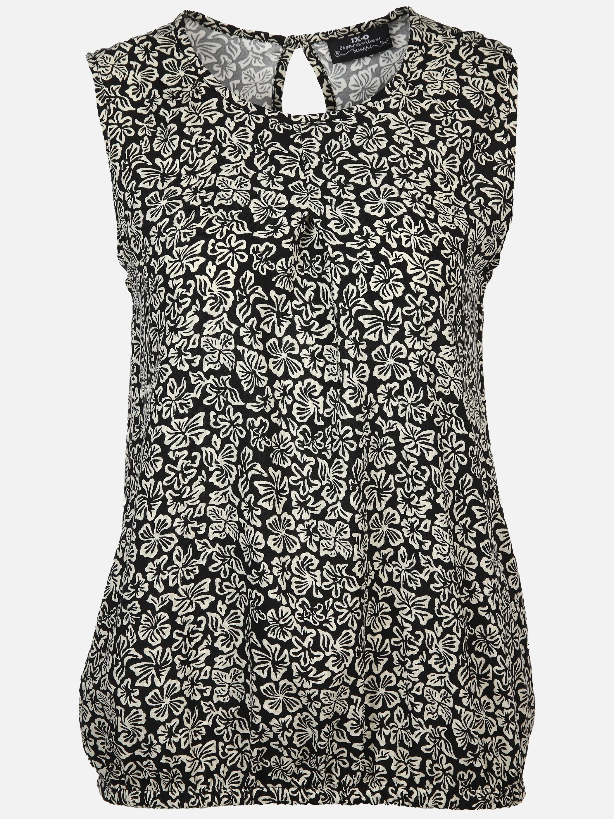 Damen Blusentop mit Blumenprint