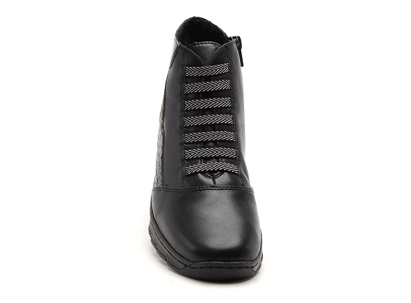 Rieker boots bottine plates femme n3374 noir