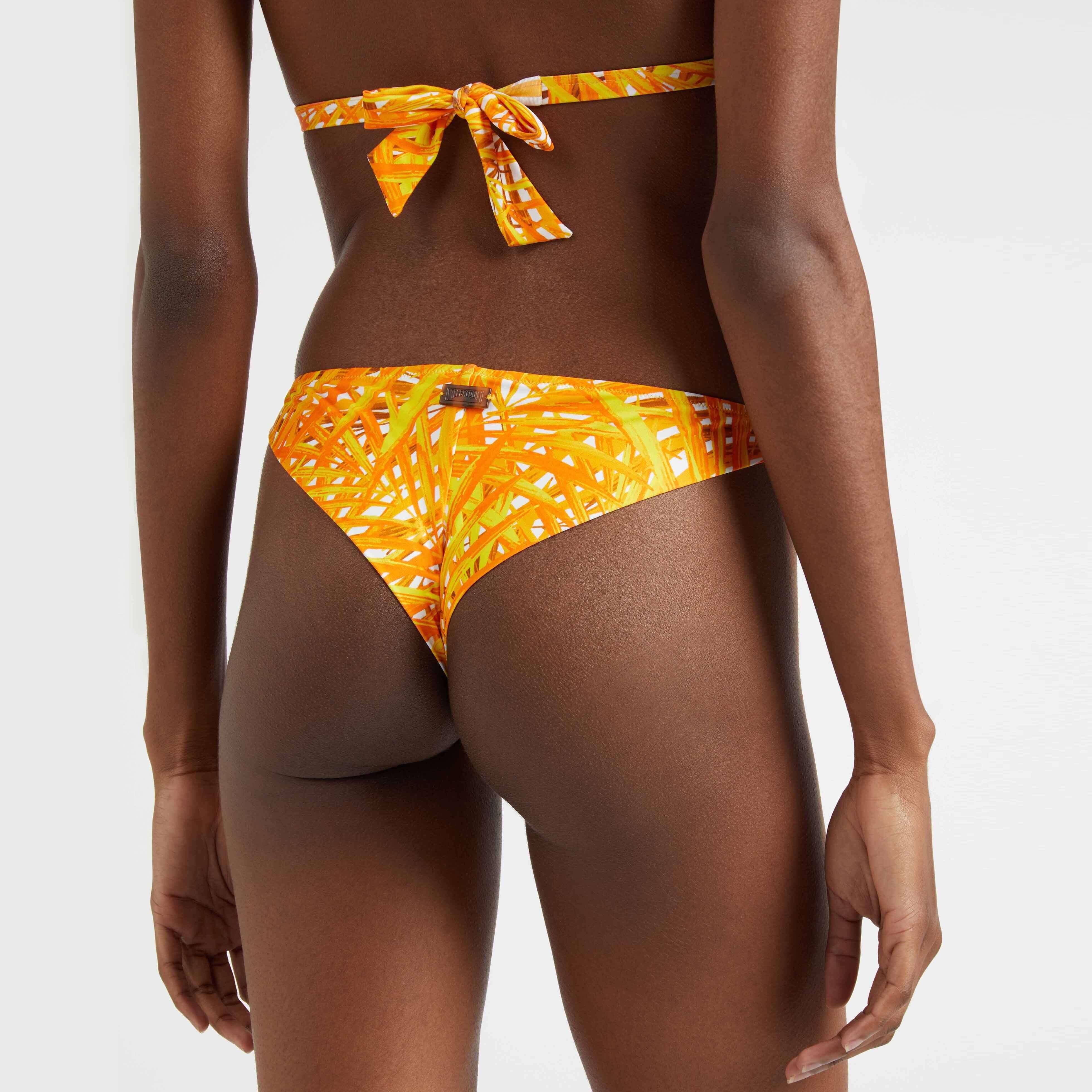 Bas de Maillot de Bain Tanga Femme Palm Leaves