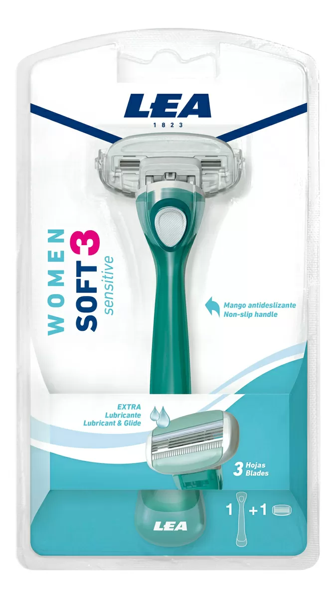 LEA Soft3 Sensitive - 1 Skraber   1 blad