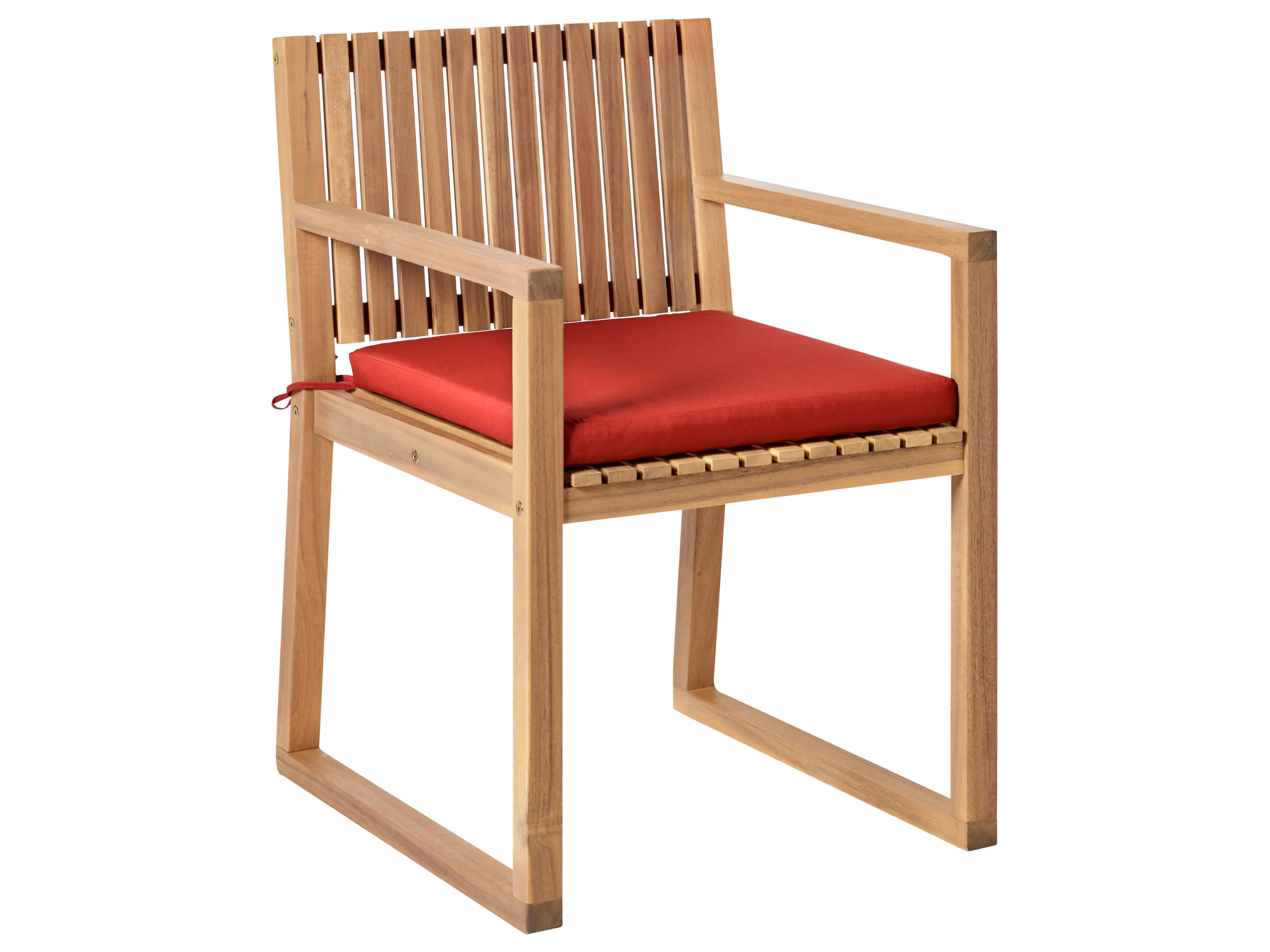 Tuinset 8-zits SASSARI PREMIUM met kussens Gecertificeerd acaciahout Rood