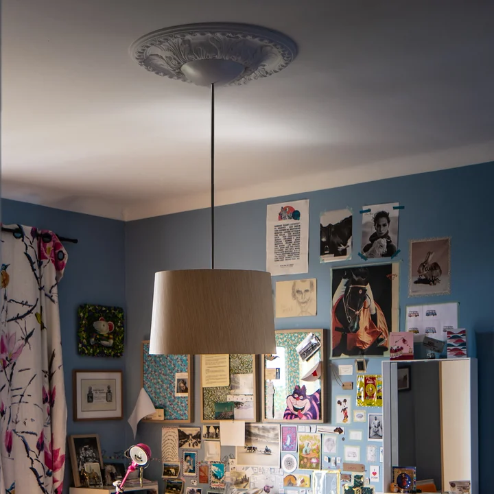 Foscarini - Twiggy Wood LED Pendelleuchte, greige