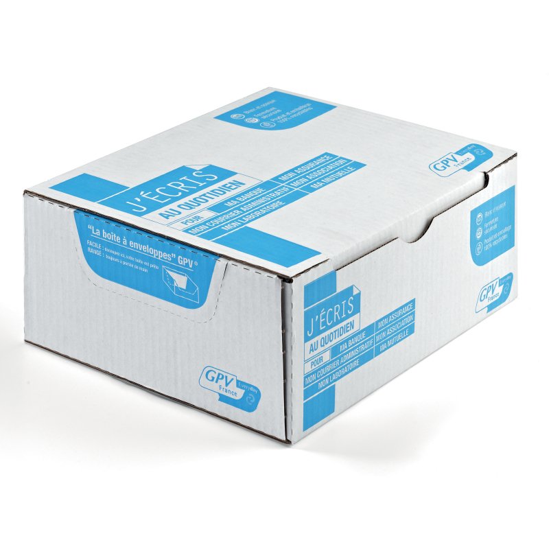 Enveloppe 110 x 220 GPV 90 g sans fenêtre - Boîte de 500