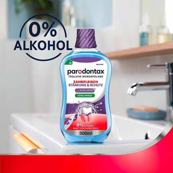 Parodontax Zahnfleisch Stärkung & Schutz Mundspülung, 300 ml