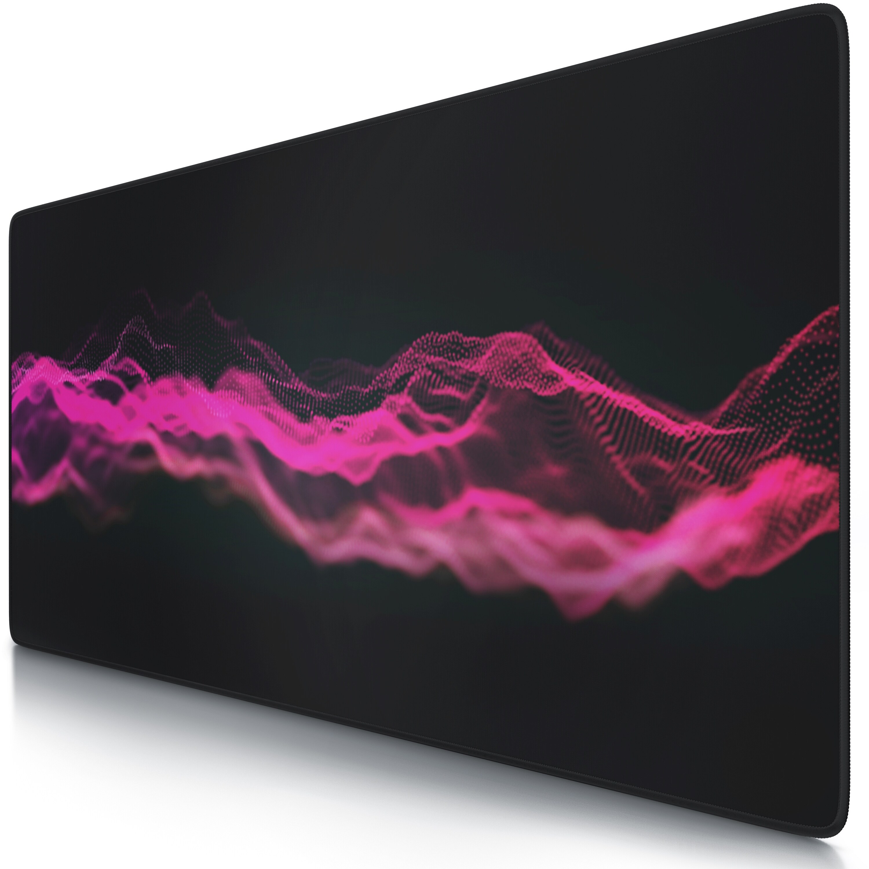 CSL Gaming Mauspad, XXL, Mousepad, 900 x 400 x 3 mm, Tischunterlage, abwaschbar, Pink Wave
