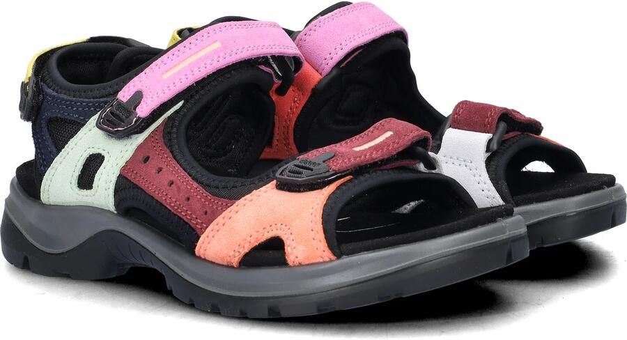 ECCO Offroad Sandalen zwart Textiel