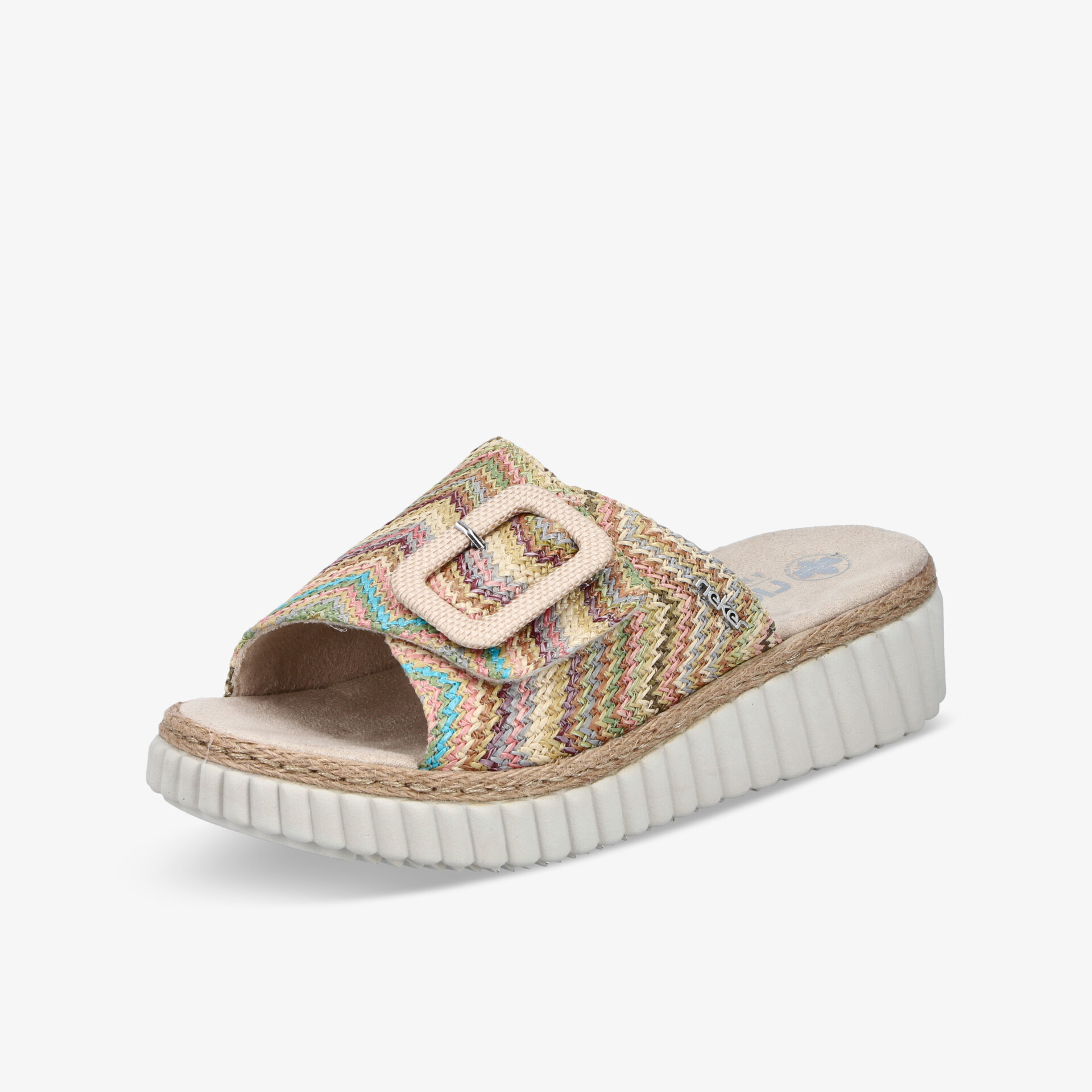 rieker Damen Pantoletten beige