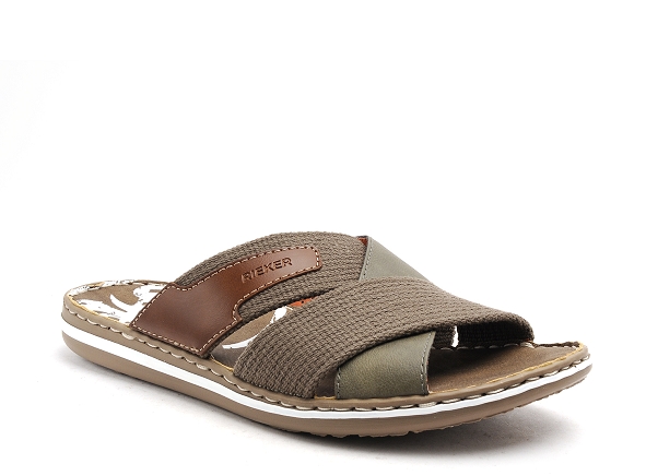 Rieker mules et sabots homme 21066 kaki
