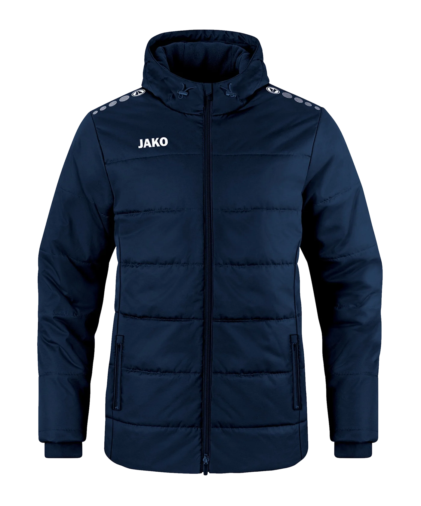 JAKO Team Coach Kapuzenjacke Kids Blau F900