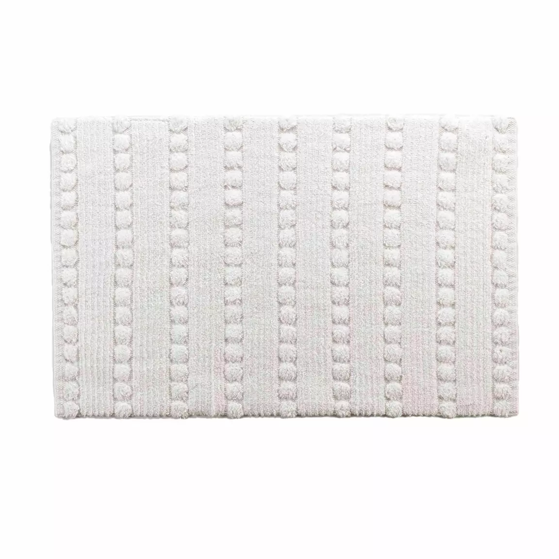 Tapis de bain coton (50 x 80 cm) Cleonis Blanc
