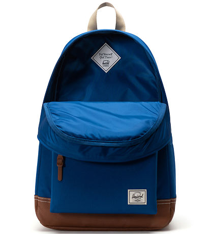 Herschel Rygs?k - Heritage - True Blue/Tan/White Stitch