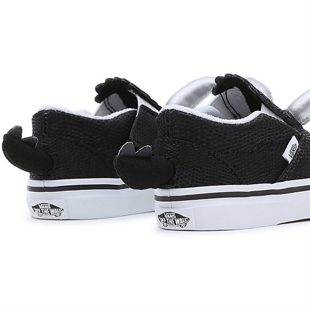 TD Triceratops Slip-On V Dino Sneakers Dino Black/True White