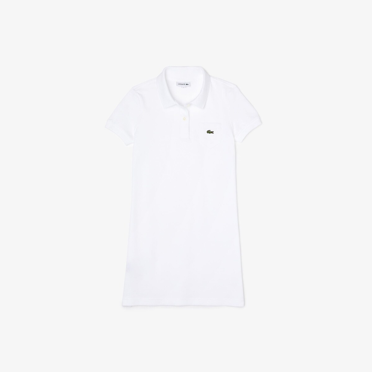 LACOSTE<br>Vestido polo de manga curta