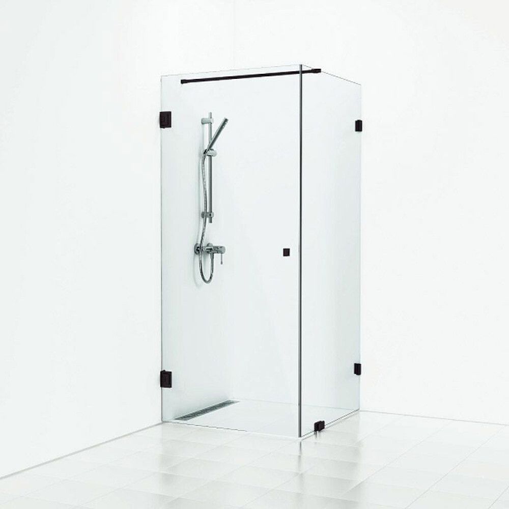 DUSJHJØRNE SVEDBERGS 180° 100X80CM KOMBI KLARGLASS