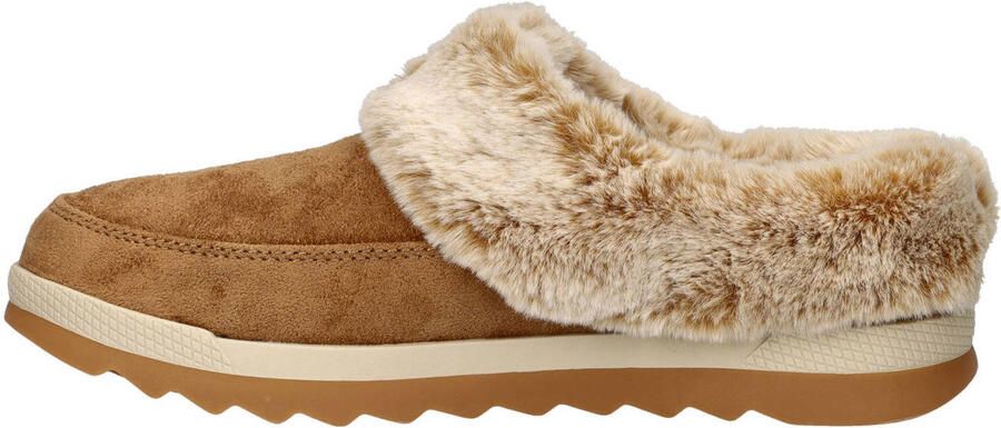 Bobs Bob's Skechers Cozy Chill dames pantoffels Cognac