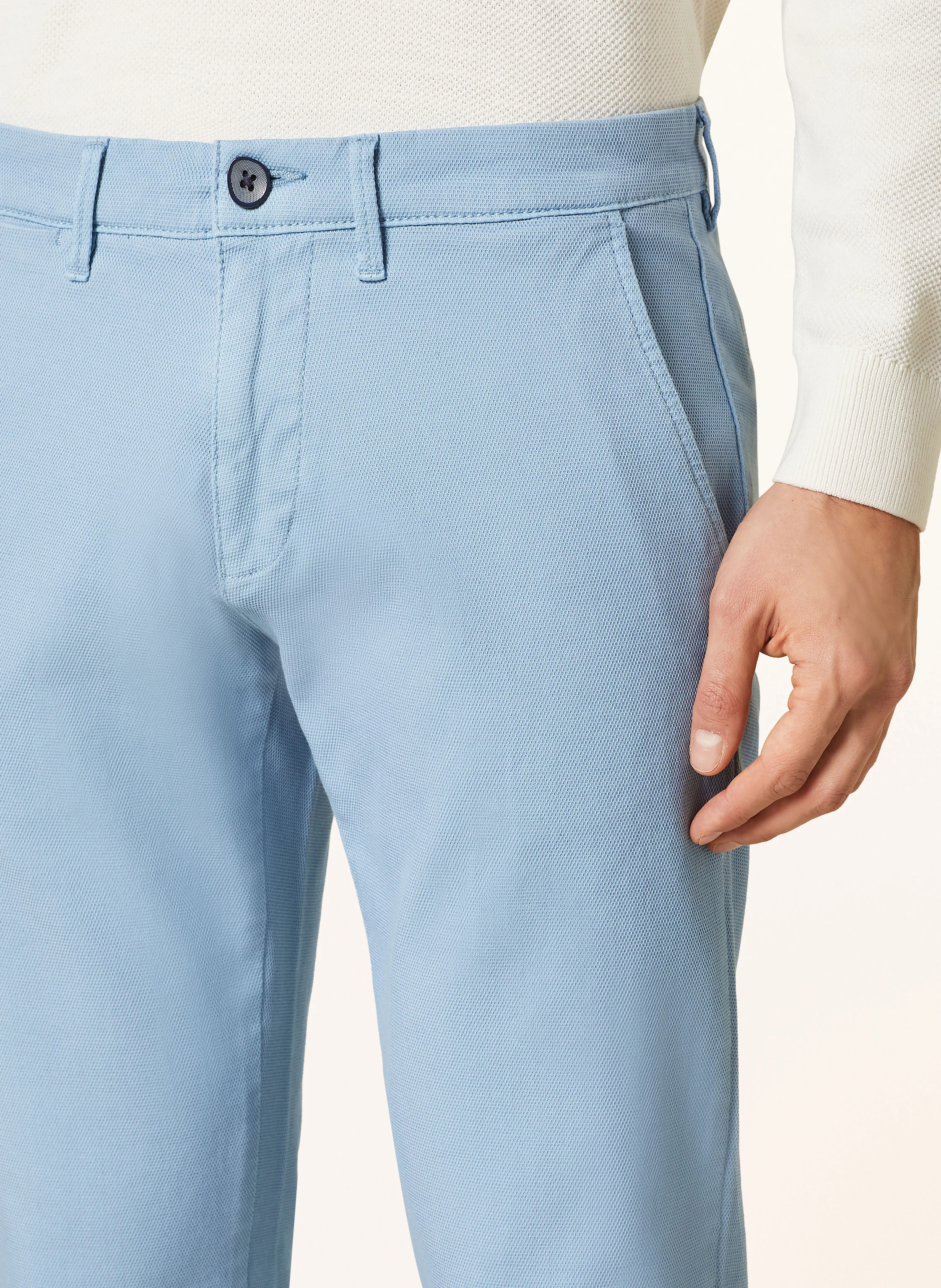 STROKESMAN'S Piqué-Chino Slim Fit