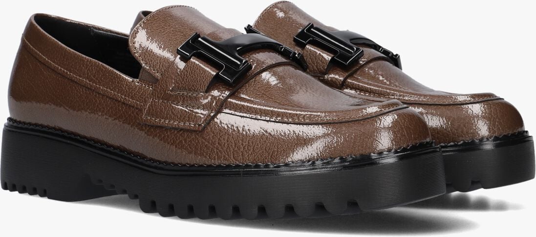 bruine gabor loafers 452