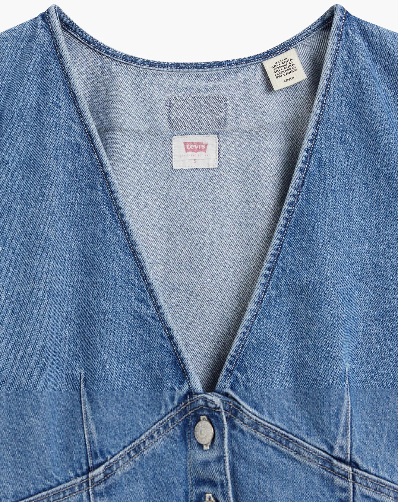 Levi's® Robe en jean courte Erin 90's bleue