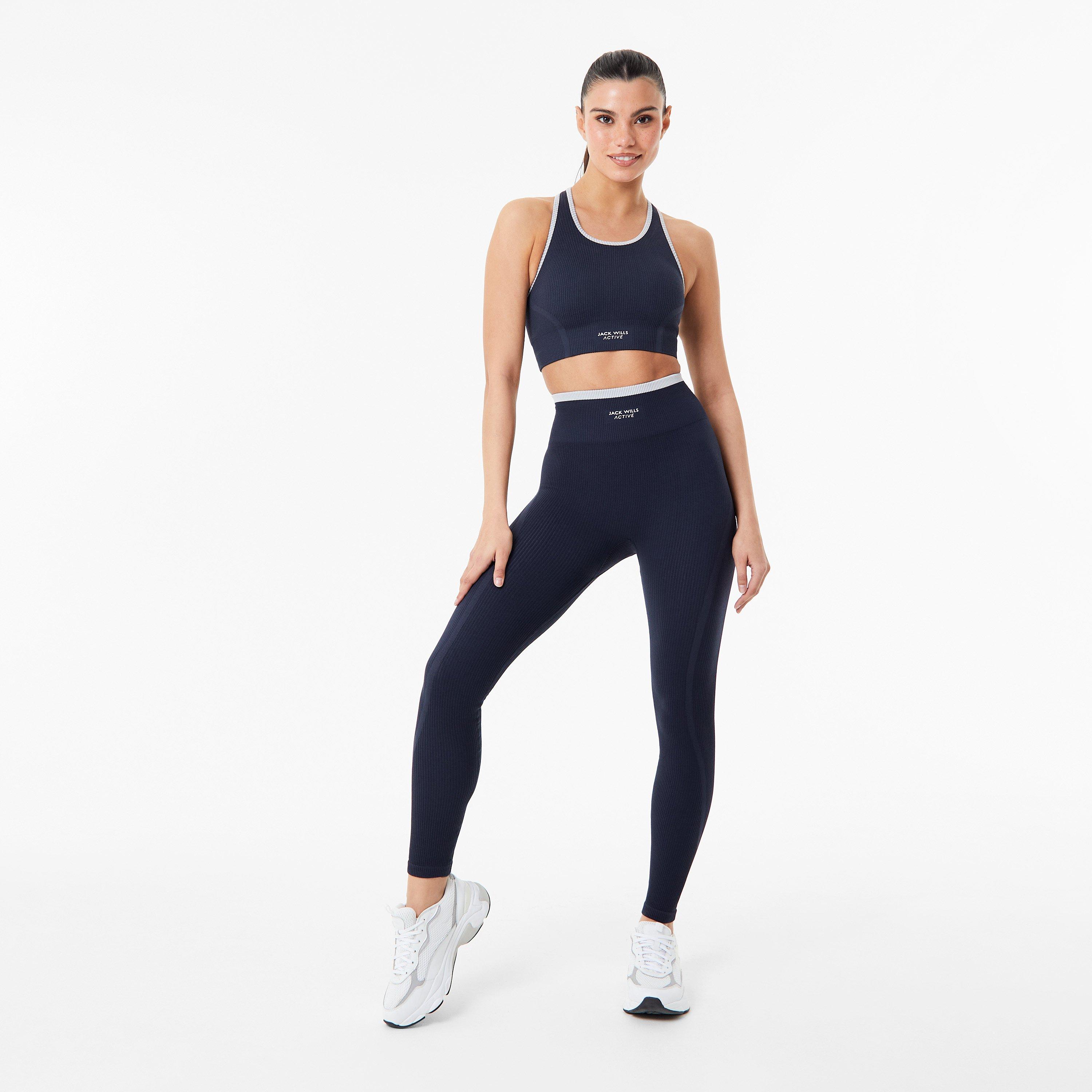 Jack Wills JW Seamless Racer Sports Bra