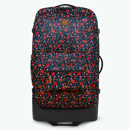 Valise souple 2 roues large Maupiti rouge