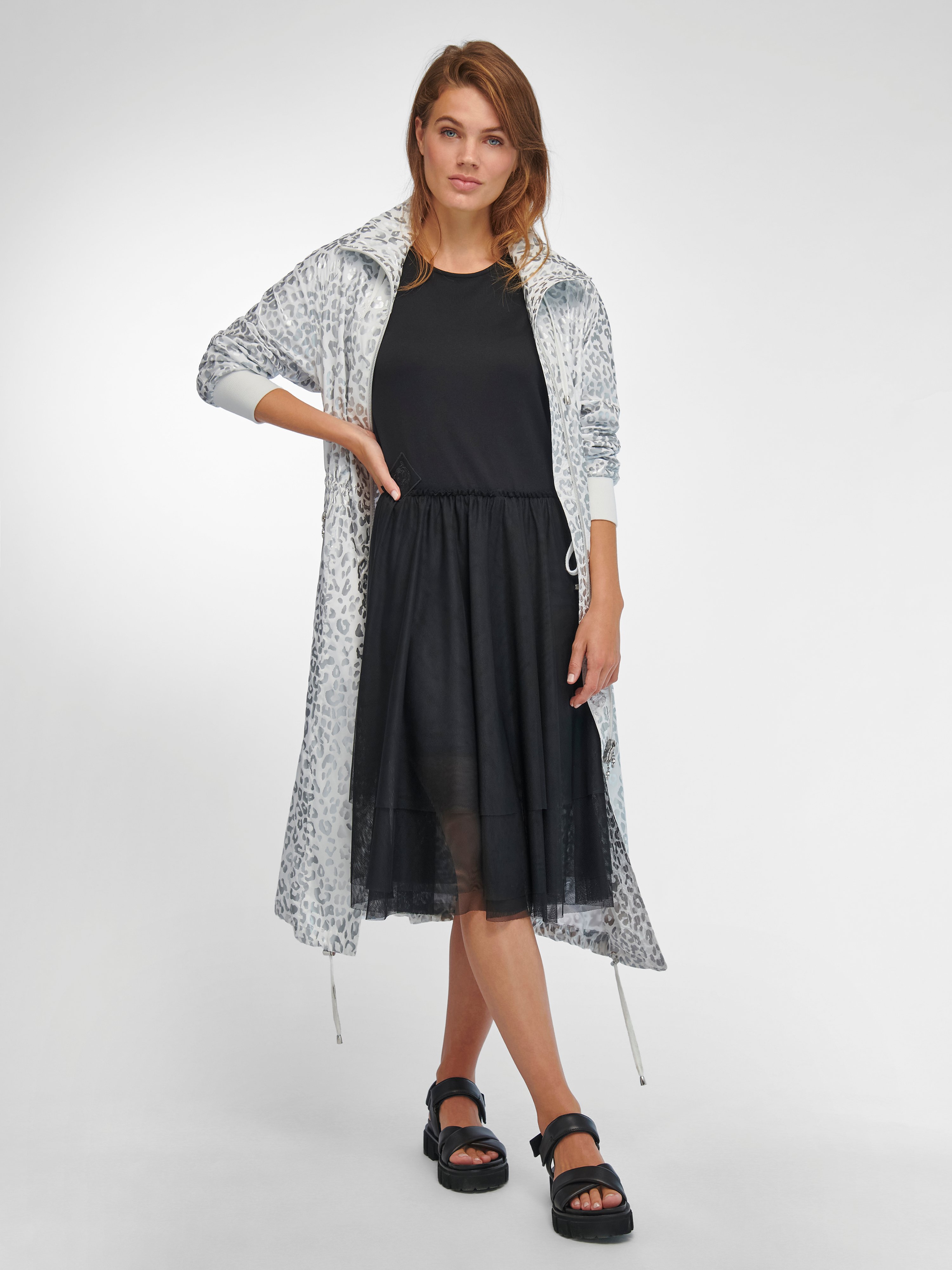 Jersey-Kleid mit 1/2-Arm