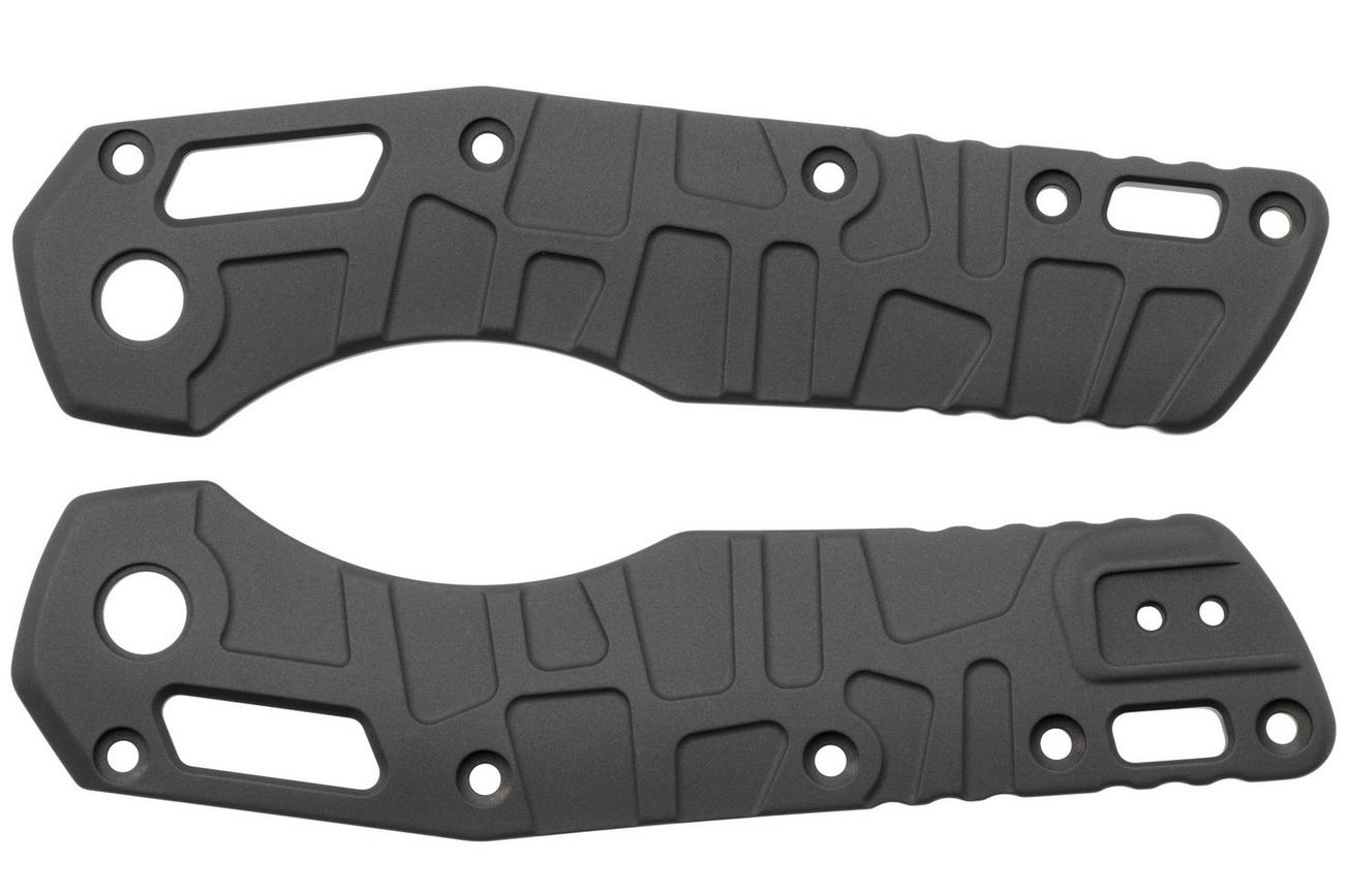 Lex Custom Microtech MSI Standard Issue Scales V2 MMSI2TH234, Gray Titanium, handgreepschalen