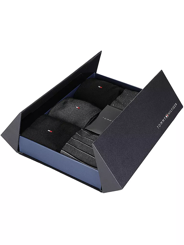 TOMMY HILFIGER Socken Geschenkbox 5er Pkg black schwarz