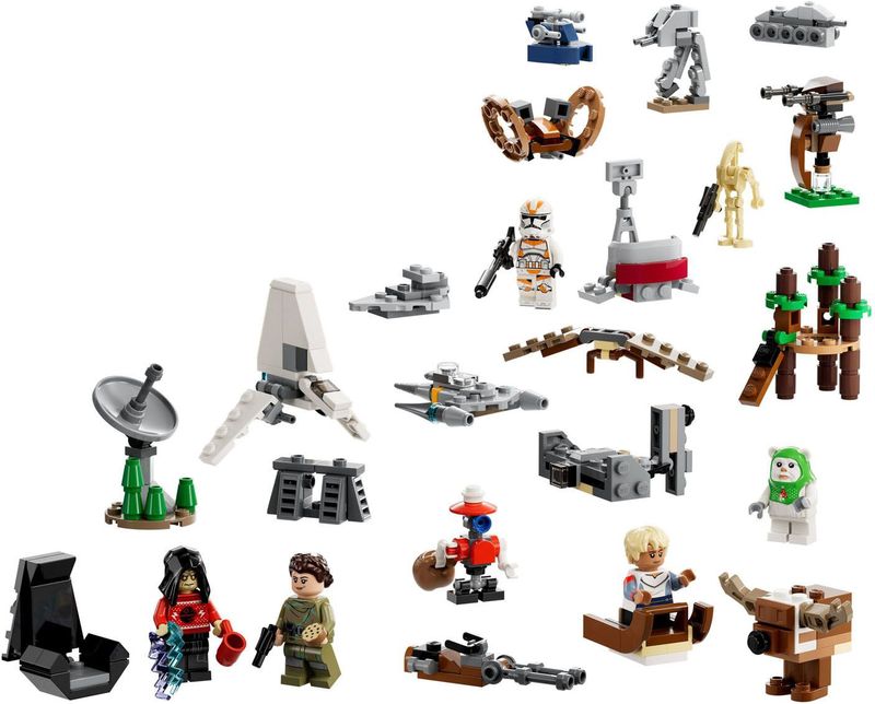 LEGO Star Wars Adventskalender 2023 Set met 24 Cadeautjes - 75366