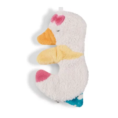 NICI Knistertier Gans Gilli auf Header Karte, 14 cm