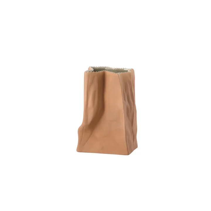 Rosenthal - Tütenvase, 14 cm, hellbraun