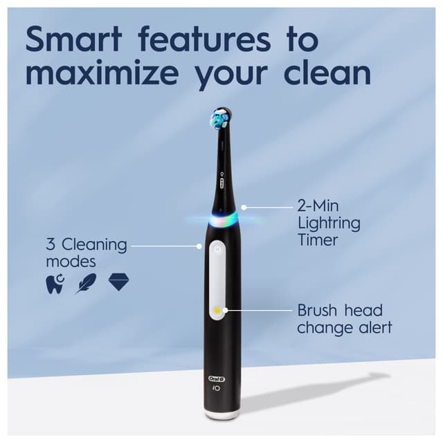 Oral-B iO White Clean elektrisk tandbørste 117753 (sort)