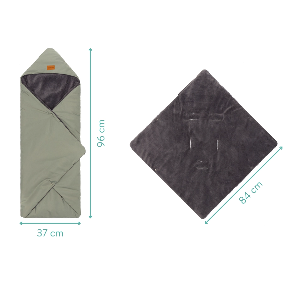 fillikid Winterfußsack Tanaga salbei