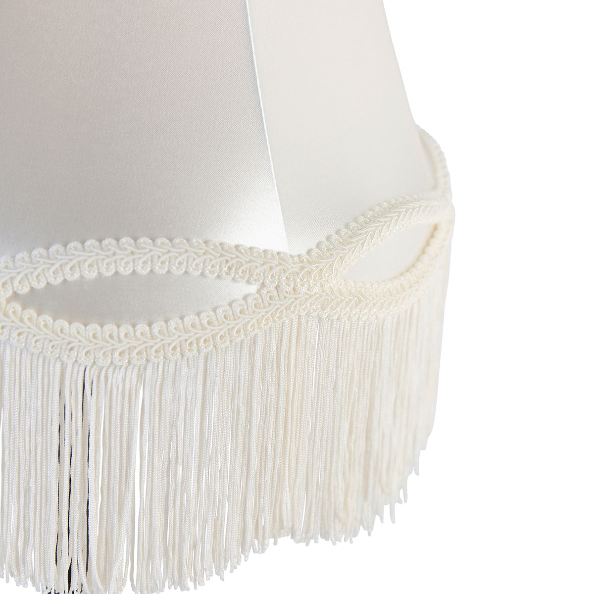 Klassieke tafellamp zwart met granny kap crème 30 cm - Simplo
