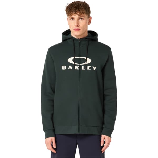 Sweatshirt OAKLEY BARK FZ HOODIE 2.0 HUNTER GREEN/ARCTIC WHITE