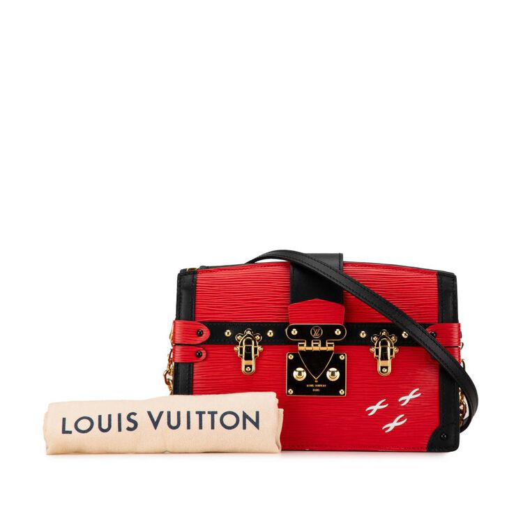 Louis Vuitton Vintage Louis Vuitton Clutch Red