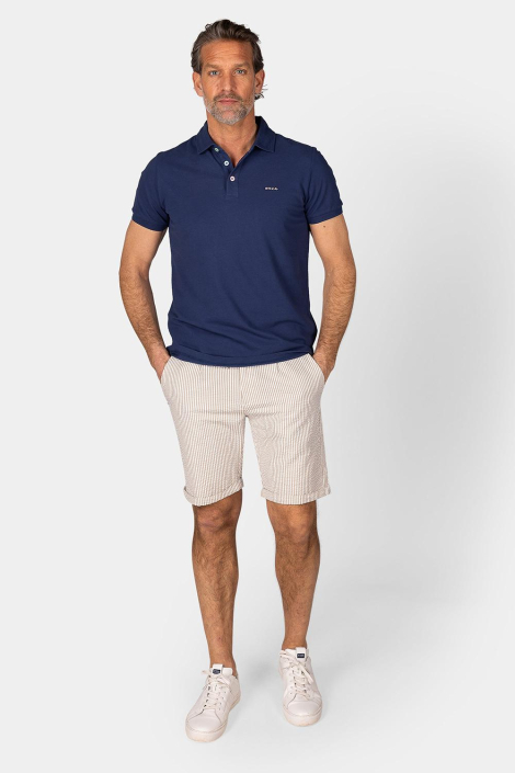 NZA blauwe heren polo