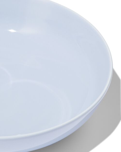 assiette creuse Ø22cm - new bone bleu - vaisselle dépareillée