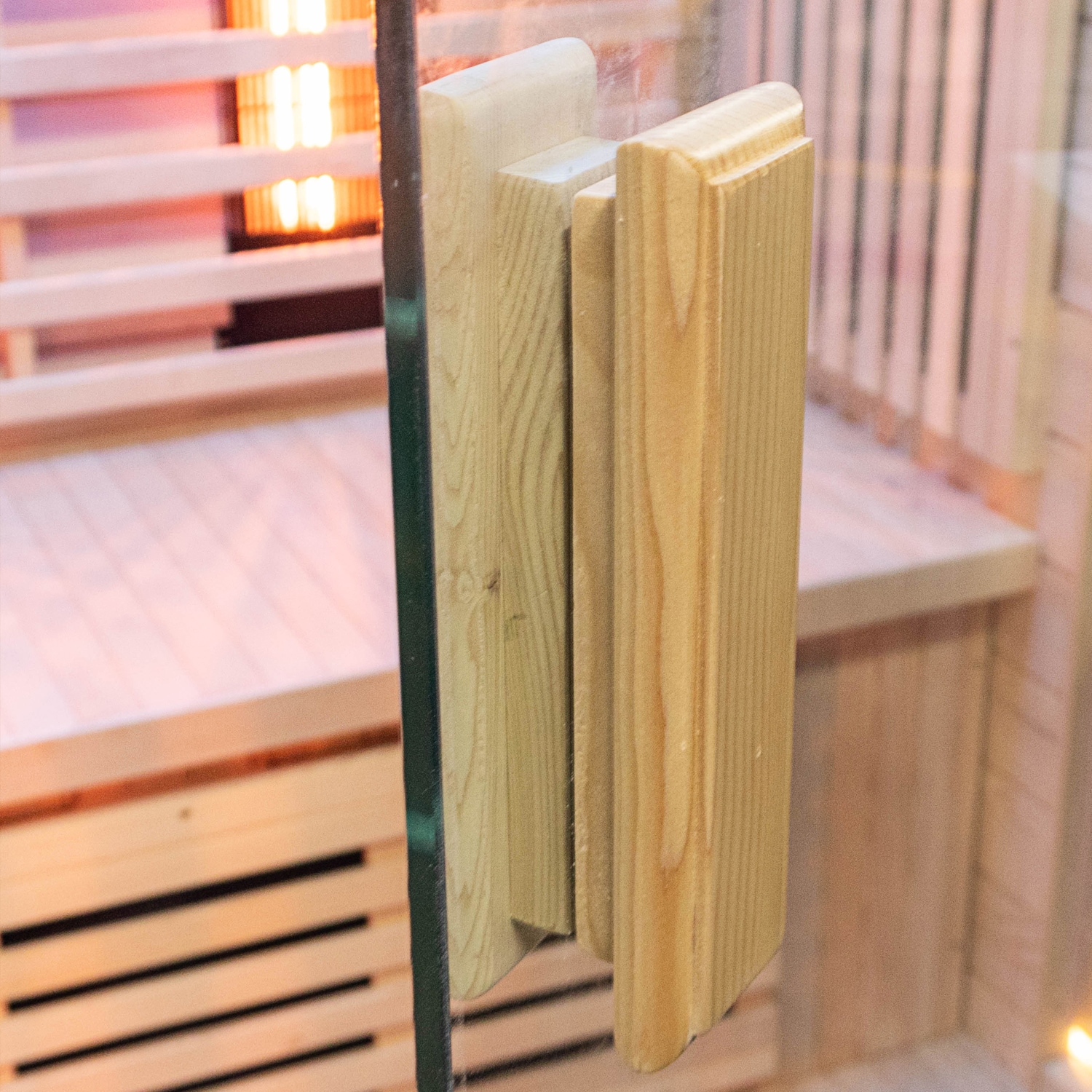Dewello® Infrarotkabine Infrarotsauna KINGSTON 130cm x 105cm inkl. 4 Vollspektrumstrahler, 2 Karbonstrahler, 2 Personen