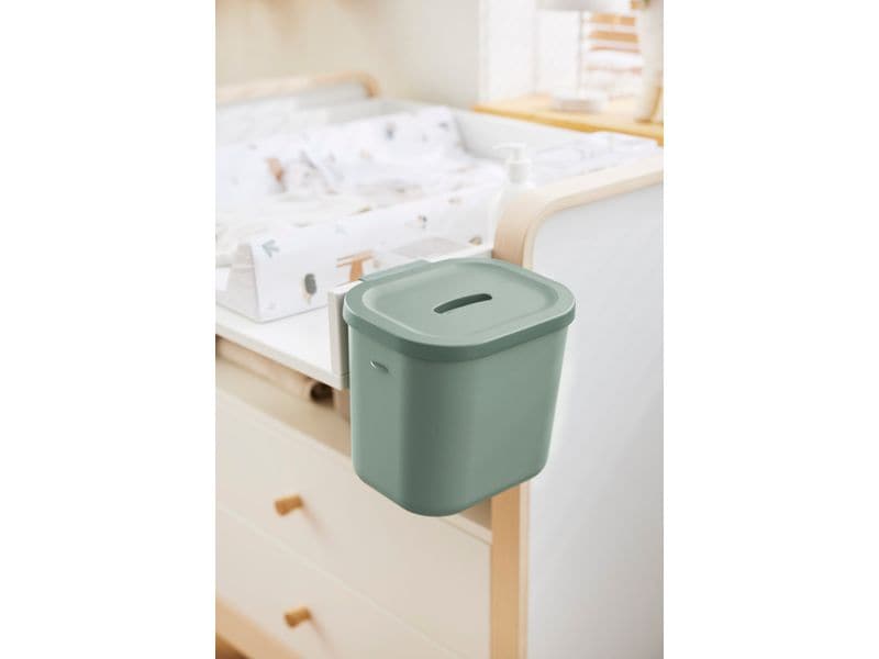 Rotho Babydesign Windeleimer KAYO 6 l Sage Green Eimer mit geruchsneutralisierender Technologie