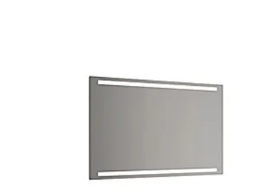 Dansani Spejl Repeat 70*120 cm - Repeat Spejl med vandret lys i top og bund, 120x70 cm