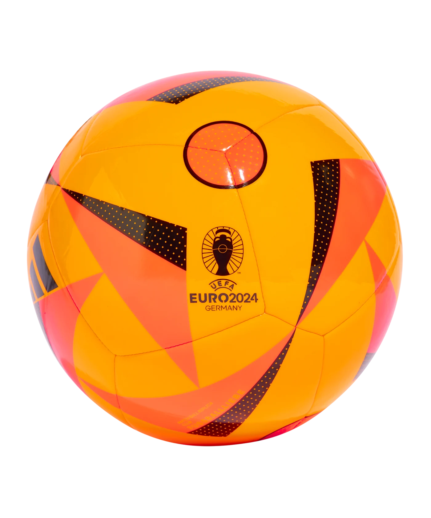 adidas Fussballliebe Club Trainingsball EM 2024 Gold Rot Schwarz